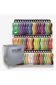 Bolero-Drink  Sticks-Kennenlernpaket<br>48 Stevia-Geschmacksrichtungen
