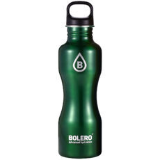 Trinkflasche grün metallic 750 ml